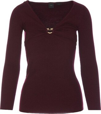 Love Birds V-Neck Sweater