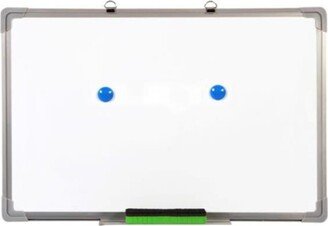 Single Sided Magnetic Dry-Erase Whiteboard with Marker & Eraser & 2pcs Magnets