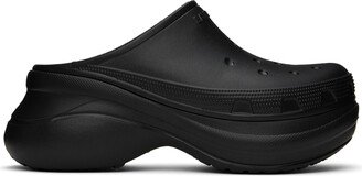 Black Crocs Edition Mules