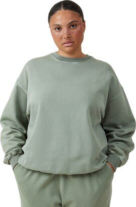 Women's Classic Washed Crew Sweatshirt