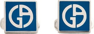 Sterling Silver Logo Cufflinks