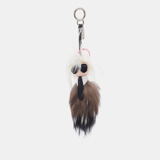 Multicolor Fox & Mink Fur Karlito Bag Charm