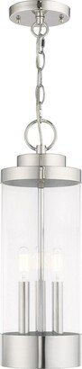 Livex Hillcrest 3-Light Outdoor Pendant Lantern