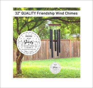 Friends Like Stars Wind Chime, Friendship Gifts, Custom Chimes, Outdoor Decoration, Best Friend Gifts