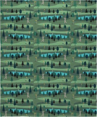 Fleece Photo Blankets: Golf Day Out - Green Blanket, Fleece, 50X60, Green