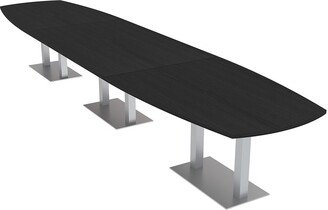 Skutchi Designs, Inc. 16' Arc Boat Modular Conference Table Metal Bases Power And Data