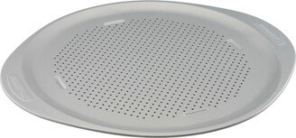 GoldenBake Nonstick Perforated Pizza Pan, 15.5-Inch, Light Gray