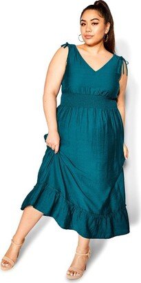 | Women's Plus Size Avalina Maxi Dress - - 16W