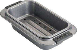 Advanced Bakeware 2pc Nonstick Loaf Pan Set Gray