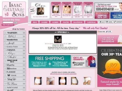Isaac Sultan And Sons Promo Codes & Coupons