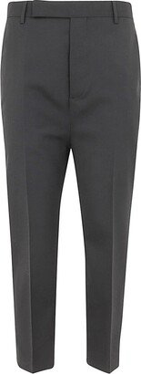 High-Waisted Cropped Trousers-AT