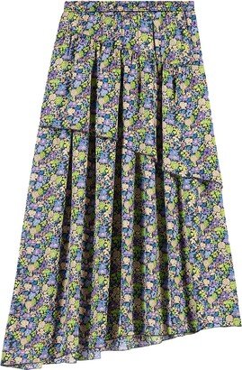 Long Floral Skirt