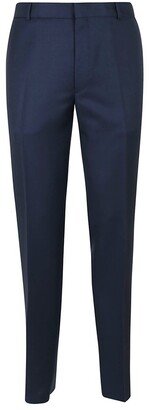 Straight-Leg Cropped Trousers-AZ