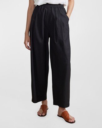 Spa Pleat Cropped Pants