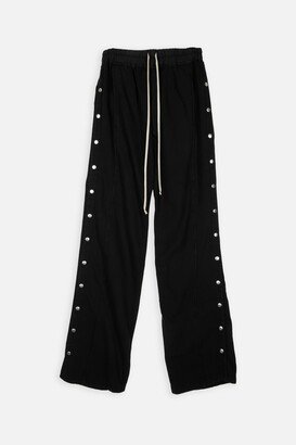 Pusher Pants Black baggy sweatpant with side snaps - Pusher pant