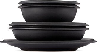 BKLYN CLAY SSENSE Exclusive Five-Piece Black Saturn Dinnerwear Set