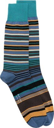 Darby striped crew socks