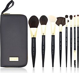 Omnia Brush Professional Gold Glam Travel Makeup Brush Gift Set