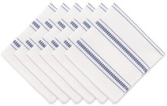 Design Import Zig Dobby Stripe Napkin, Set of 6