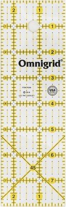 Omnigrid 2-1/2 x 8 Ruler Clear Quilting and Sewing Ruler