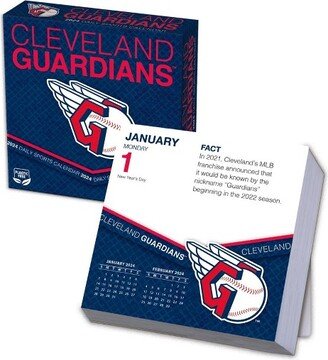 MLB Cleveland Guardians 5.375 x 5.375 x 1.5 2024 Box Calendar