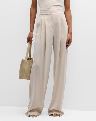 Jeon High Rise Wide-Leg Pants