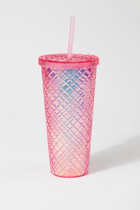 Women's Blush Chevron Diamond Cut Tumbler by Size: One Size