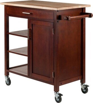 Marissa Kitchen Cart Walnut