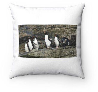 Eudyptes Chrysocome Pillow - Throw Custom Cover Gift Idea Room Decor