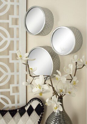 Silver Iron Glam Wall Mirror