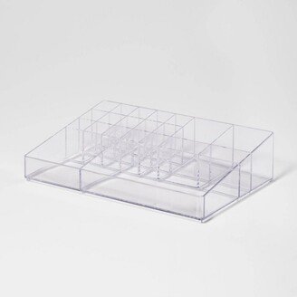 Bathroom Plastic Extra Large Cosmetic Organizer Clear - Brightroom™