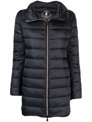 Padded Zip-Up Coat-AA