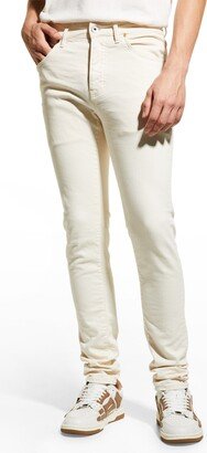 Men's Solid Skinny Jeans