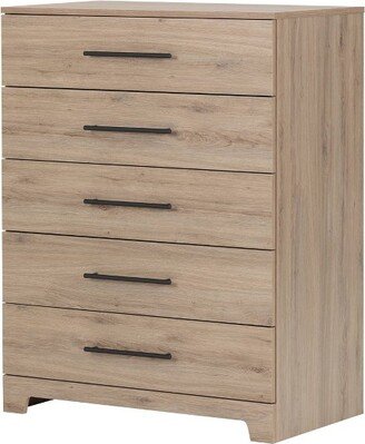 Primo 5 Drawer Chest Rustic Oak