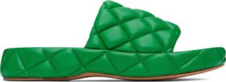 Green Padded Sandals