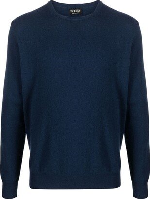 Crew-Neck Cashmere Jumper-AJ