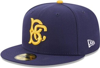 Men's Navy Brooklyn Cyclones Authentic Collection Alternate Logo 59FIFTY Fitted Hat