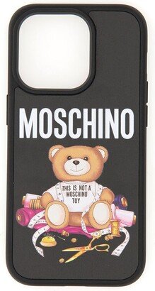 Teddy Bear-Motif iPhone 14 Pro Case