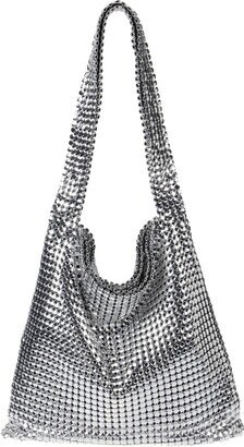 All-Over Chainmail Top Handle Bag