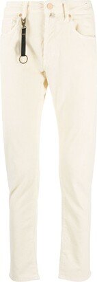 Logo-Patch Corduroy Tapered Trousers-AB