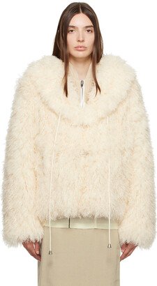 Off-White Fluffy Faux-Fur Jacket