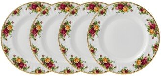 Old Country Roses Dinner Plate Set/4