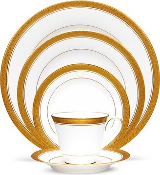 Crestwood Gold 5 Piece Place Setting