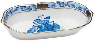 Chinese Bouquet Blue Narrow Pin Dish