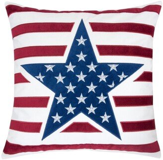 Sienna Independence Day Square Decorative Throw Pillow