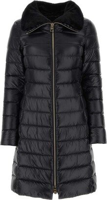 Elisa Quilted Zipped Down Coat