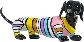 Interior Illusions Plus stripe Dachshund Dog - 19 long