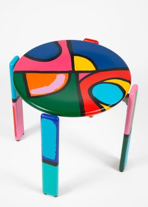 Hand-Painted Stool by John Booth - Variant 1