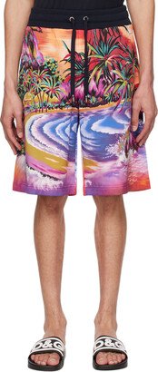 Multicolor Jogging Shorts