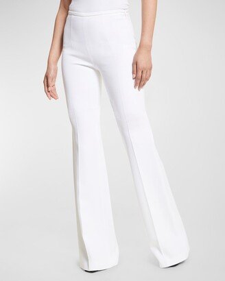 Brooke Side-Zip Flare Pants